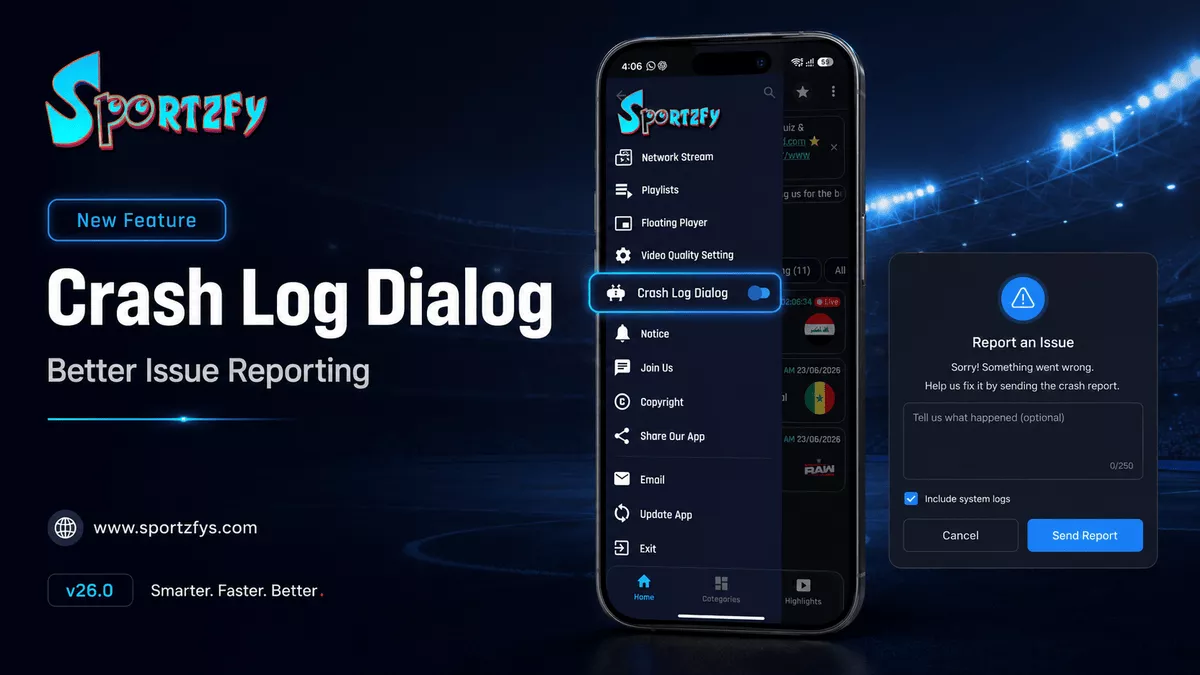 Crash Log Dialog