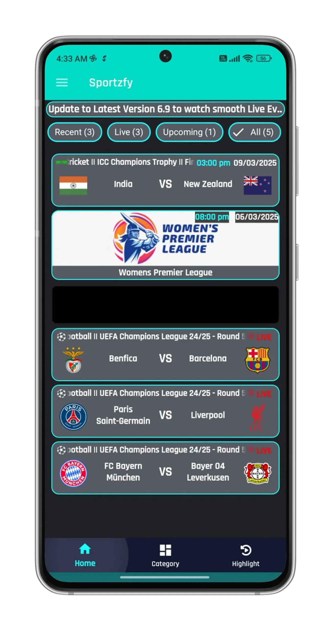 Sportzfy TV